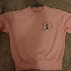 Pensacola beach sweatshirt in pink